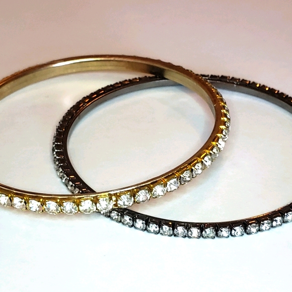 Rhinestone bangles - Picture 1 of 2